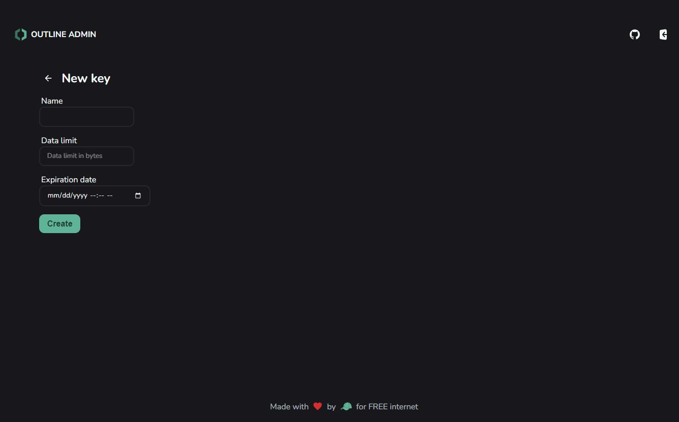 Outline VPN Admin Panel (Laravel) image no5